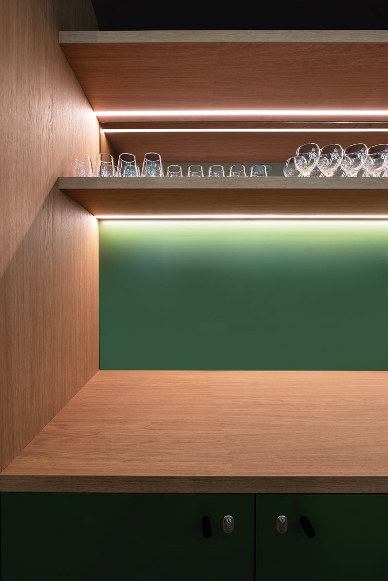 A cosy home in l'heureux séjour with UNILIN HPL for the interior decor